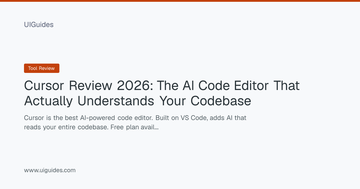 Cursor Review 2026: The AI Code Editor That Actually Understands Your ...
